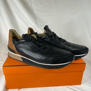 Hermés Miles Leather Sneakers